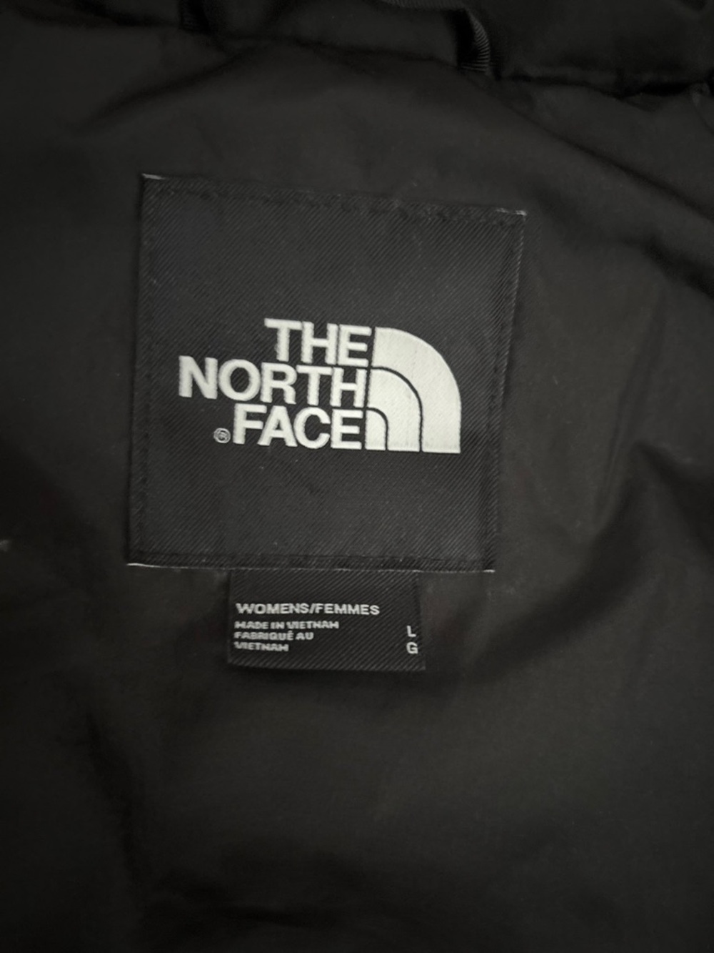 North Face Women’s Black Long 550 Puffer - Picture 6 of 7